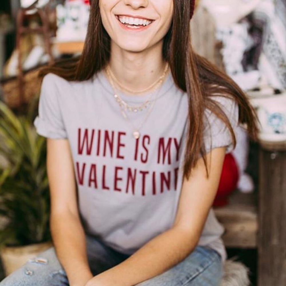 Project social T cotton Grey wine T-shirt